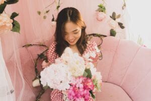 女性　ブーケ　プレゼント
